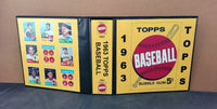 1963 Topps Baseball Cards Custom Made Album Binder 3 Sizes - 3501