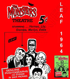 1964 Leaf Munsters Cards Custom Made Album Binder Inserts 3 Sizes - 3505
