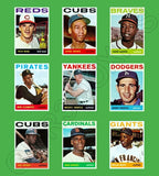 1964 Topps Baseball Cards Custom Made Album Binder Inserts 3 Sizes - 3509