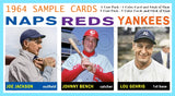 Gehrig Bench Jackson 1964 Topps Salesman Sample Panel Custom Card - 4714