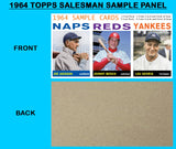 Gehrig Bench Jackson 1964 Topps Salesman Sample Panel Custom Card - 4714