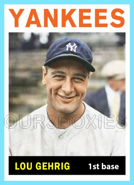 Lou Gehrig 1964 Topps Custom Card - 4371