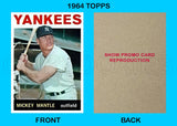 Mickey Mantle 1964 Topps Reproduction Card - 4374
