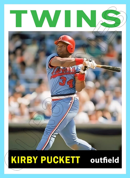 Kirby Puckett 1964 Topps Custom Card - 4381