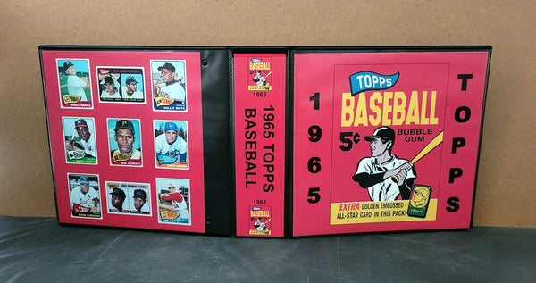 1965 Topps Baseball Cards Custom Made Album Binder 3 Sizes - 3518