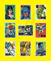 1966 Topps Batman Cards Custom Made Album Binder Inserts 3 Sizes - 3527
