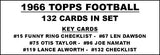 1966 Topps Football Cards Custom Made Album Binder Inserts 3 Sizes - 3529