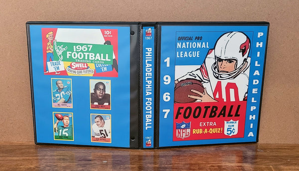 1967 Philadelphia Football Cards Custom Made Album Binder Inserts 3 Si OUR3DOXIES 1967 Philadelphia Football Cards Custom Made Album Binder Inserts 3 Si OUR3DOXIES