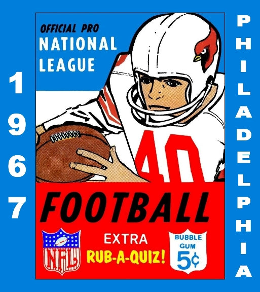 1967 Philadelphia Football Cards Custom Made Album Binder 3 Sizes - 35 OUR3DOXIES 1967 Philadelphia Football Cards Custom Made Album Binder 3 Sizes - 35 OUR3DOXIES
