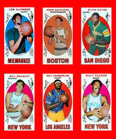 1969 Topps Basketball Cards Custom Made Album Binder Inserts 3 Sizes - 3545