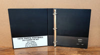 1970 Topps Football Cards Custom Made Album Binder 3 Sizes - 3548