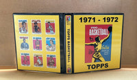 1971 Topps Basketball Cards Custom Made Album Binder 3 Sizes - 3556