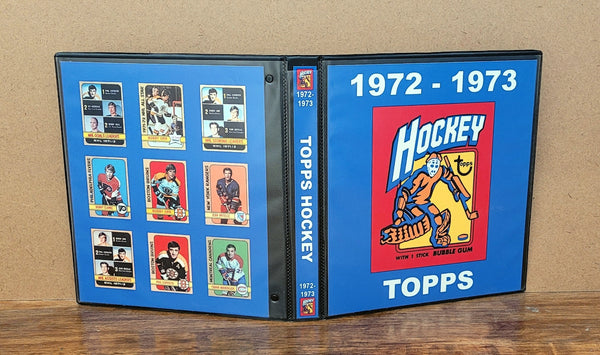 hockey binder for cards 1972 Topps Hockey Cards Custom Made Album Binder Inserts 3 Sizes