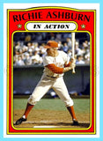 Richie Ashburn In Action 1972 Topps Custom Card - 4731