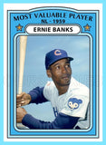 Ernie Banks MVP 1972 Topps Custom Card - 4732