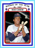 Rod Carew ROY 1972 Topps Custom Card - 4734