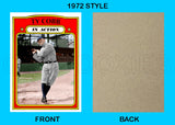 Ty Cobb In Action 1972 Topps Custom Card - 4737