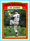 Don Drysdale In Action 1972 Topps Custom Card - 4738