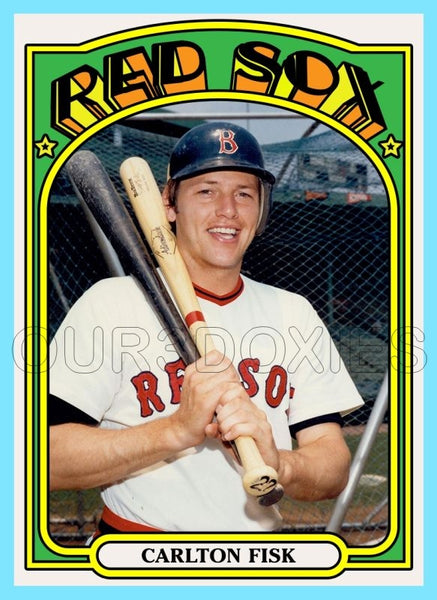 Carlton Fisk 1972 Topps Custom Card - 4740
