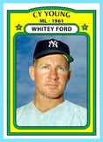 Whitey Ford Cy Young 1972 Topps Custom Card - 4741