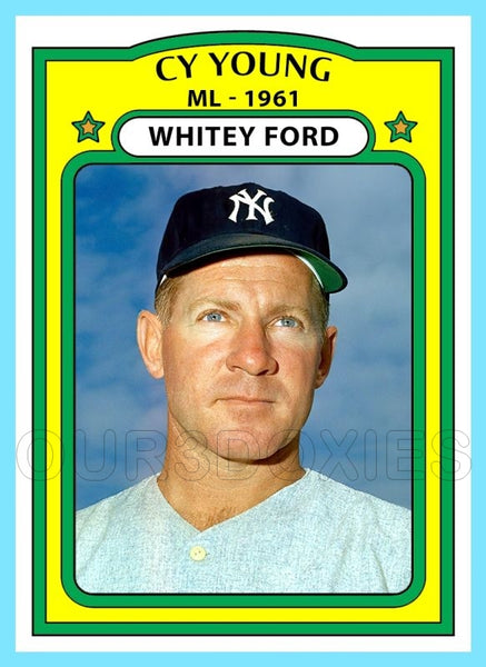 Whitey Ford Cy Young 1972 Topps Custom Card - 4741