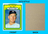 Whitey Ford Cy Young 1972 Topps Custom Card - 4741