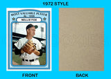 Nellie Fox MVP 1972 Topps Custom Card - 4743