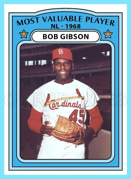 Bob Gibson MVP 1972 Topps Custom Card - 4745