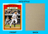 Derek Jeter In Action 1972 Topps Custom Card - 4748