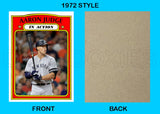 Aaron Judge In Action 1972 Topps Custom Card - 4749