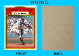 Sandy Koufax In Action 1972 Topps Custom Card - 4750