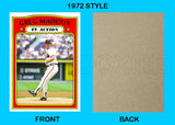 Greg Maddux In Action 1972 Topps Custom Card - 4751