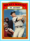 Mickey Mantle In Action 1972 Topps Custom Card - 4753