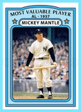 Mickey Mantle MVP 1972 Topps Custom Card - 4754