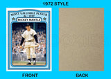 Mickey Mantle MVP 1972 Topps Custom Card - 4754