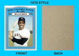 Willie Mays MVP 1972 Topps Custom Card - 4756