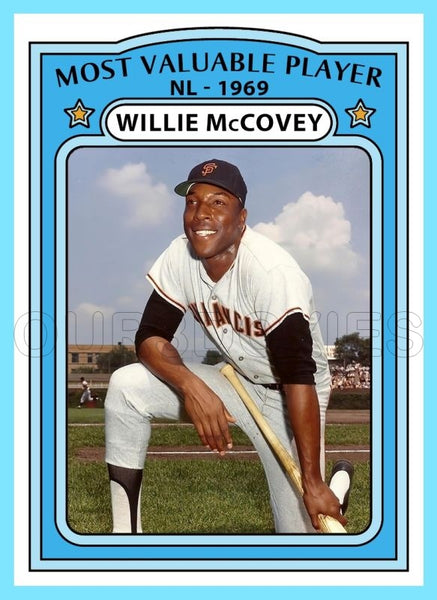 Willie McCovey MVP 1972 Topps Custom Card - 4757