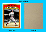 Stan Musial In Action 1972 Topps Custom Card - 4758