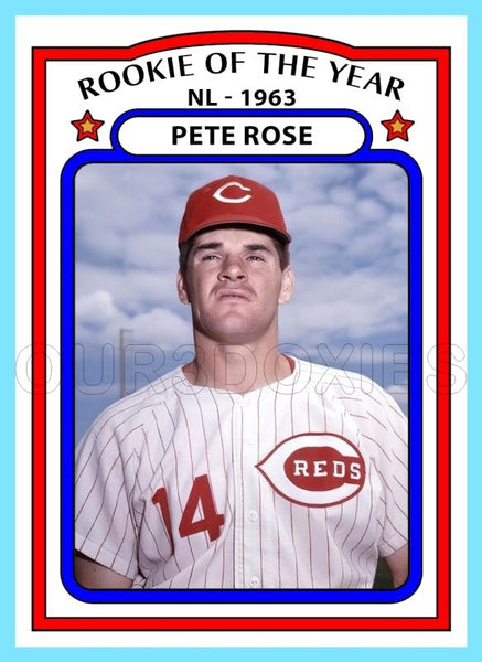 Pete Rose ROY 1972 Topps Custom Card - 4763