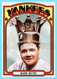 Babe Ruth 1972 Topps Custom Card - 4765