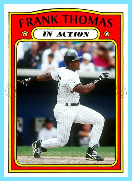 Frank Thomas In Action 1972 Topps Custom Card - 4767