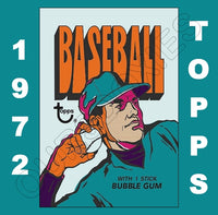 1972 Topps Baseball Cards Custom Made Album Binder Inserts 3 Sizes - 3563