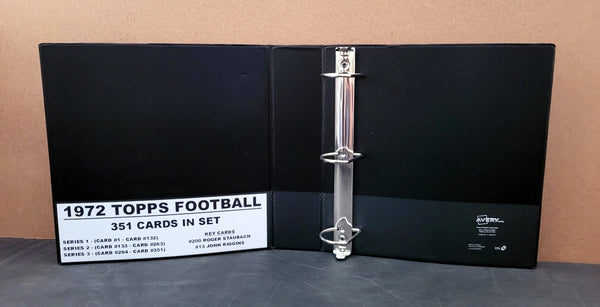 1972 Topps Football Cards Custom Made Album Binder Inserts 3 Sizes - 3 OUR3DOXIES 1972 Topps Football Cards Custom Made Album Binder Inserts 3 Sizes - 3 OUR3DOXIES