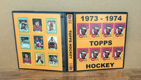 1973 Topps Hockey Cards Custom Made Album Binder Inserts 3 Sizes - 3571