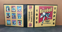 1975 Topps Baseball Cards Custom Made Album Binder Inserts 3 Sizes - 3575
