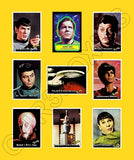 1976 Topps Star Trek Cards Custom Made Album Binder Inserts 3 Sizes - 3579