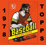 1978 Topps Baseball Cards Custom Made Album Binder Inserts 3 Sizes - 3585