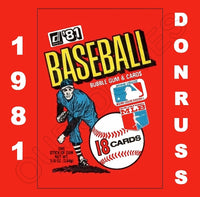 1981 Donruss Baseball Cards Custom Made Album Binder 3 Sizes - 3590