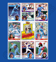 1983 Topps Baseball Cards Custom Made Album Binder 3 Sizes - 3598