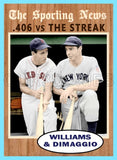 Ted Williams Joe Dimaggio 1962 Topps Custom Card - 4283